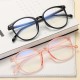 New retro round-frame blue light blocking glasses, fashionable, midi, natural, fresh glasses frames, lightweight and stylish.