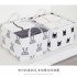 Cotton and linen storage box, desktop sundries and snack storage basket, foldable clothing and toy storage basket, cross-border supply