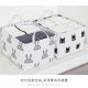 Cotton and linen storage box, desktop sundries and snack storage basket, foldable clothing and toy storage basket, cross-border supply