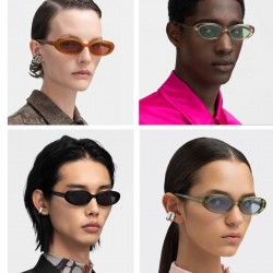 Fashionable UV protection sunglasses for men, high-end personalized square-frame sunglasses, new metal polarized sunglasses