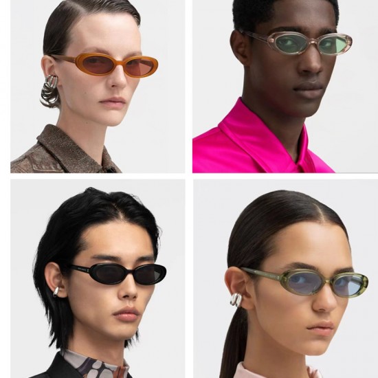 Fashionable UV protection sunglasses for men, high-end personalized square-frame sunglasses, new metal polarized sunglasses