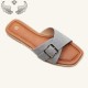 Cape Verde cross-border direct sales of fashionable square-toed flip-flops, non-slip outdoor slippers