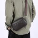 Men's cross-body bag, retro style men's casual bag, multi-layer casual bag for men, trendy cross-body bag for men, large capacity men's single-shoulder bag