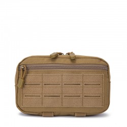 New outdoor sports tactical waist bag, Molle accessory function hanging bag, military enthusiast waist bag, laser outdoor bag (RANDOM COLOR)