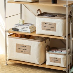 Sofa armrest hanging bag, Nordic home canvas multifunctional storage bag for remote controls and sundries