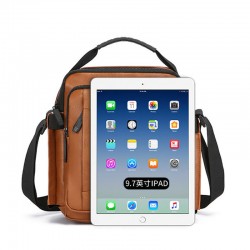 Men's bag, 2025 new style lychee single shoulder bag, men's casual cross-body bag, business commuting cross-body bag, casual travel handbag