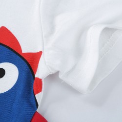 European and American children's clothing, new summer styles, small and medium-sized children's two-piece suits Striped short-sleeved shorts and boys' outerwear set