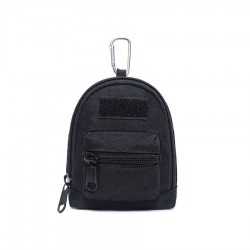 Outdoor tactical MOLLE system backpack vest accessory bag， tactical belt accessory bag， miscellaneous bag， keychain (RANDOM COLOR)