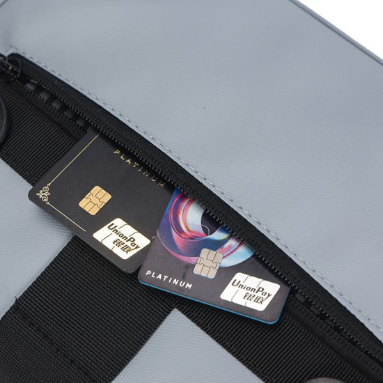 Outdoor sports backpack, men's chest bag, trendy casual single shoulder bag, multi-functional storage travel bag, casual crossbody bag