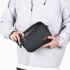 Men's handbag, simple single shoulder bag, men's crossbody bag, zipper decoration new trendy small bag, business casual handbag