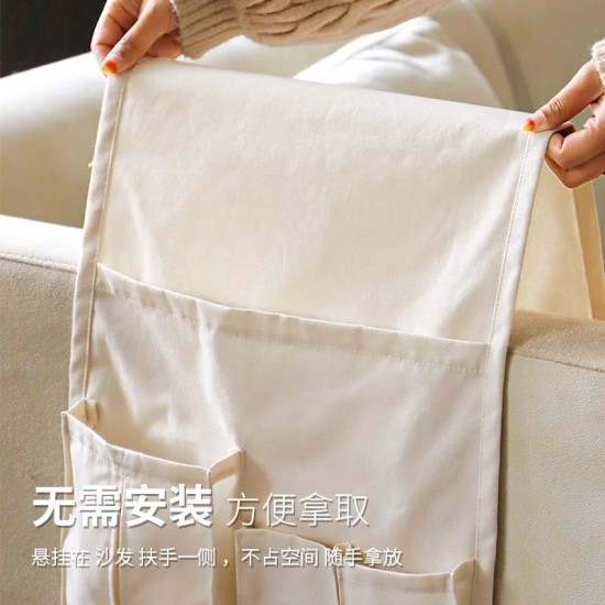 Simple Japanese-style canvas lunch bag, portable, thickened aluminum foil insulated lunch bag, Nordic-style portable lunch box