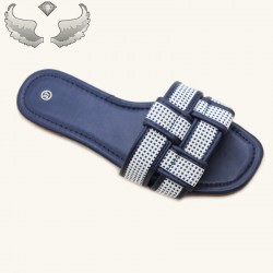 Slippers wholesale, Chaozhou craft shoes, fashionable flat shoes, non-slip lightweight sandals for summer wear