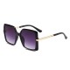 New classic square-frame retro sunglasses, trendy cross-border sunglasses, slimming UV protection for women