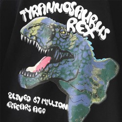 Boys' summer T-shirts, new European and American style, casual printed, stylish round-neck short-sleeved children's tops.