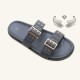 Chaozhou women's cross-border flat-soled hollow rhinestone flip-flops for outdoor use, wholesale slippers.