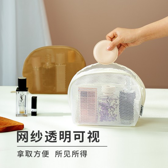 Cross-border waterproof nylon cosmetic bag, multifunctional travel handbag, portable business trip toiletry bag