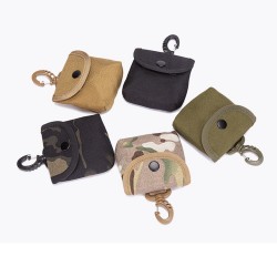 Outdoor camouflage leisure MOLLE system tactical portable small purse, key bag, small bag (RANDOM COLOR)