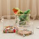 Pure Time carefully selected transparent children's toy storage basket, plush doll, and building block storage box for home use.