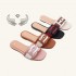 Foreign trade women's craft shoes, fashionable and versatile slippers, wholesale fashion slippers.