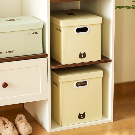 Waterproof cotton drawer-style underwear and sundry storage box, foldable clothes, socks, and data cable desktop storage box
