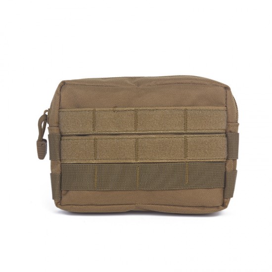 600D outdoor commuting bag, military enthusiast tactical accessory bag, EDC wallet camouflage tool storage bag, one-stop wholesale (RANDOM COLOR)