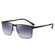 New men's driver's fishing sunglasses, high-end driving sun protection sunglasses, stylish square-frame metal sunglasses