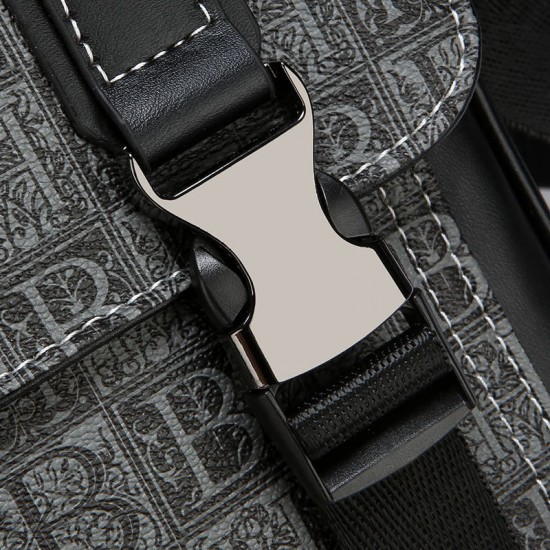 Men's chest bag, hiking trendy new single shoulder bag, large capacity outdoor sports chest bag, multi-functional storage crossbody bag, travel bag for business commuting