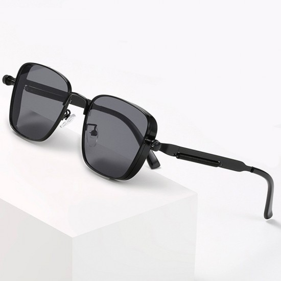 New Cross-Border Metal Steampunk Sunglasses, Men's Fashionable and Individual Sunglasses, European and American Retro Square-Frame Sunglasses