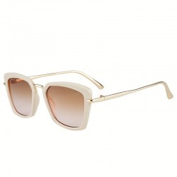 New personalized, modern metal sunglasses. Women's fashionable street-style sun protection sunglasses, European and American trendy cat-eye sunglasses