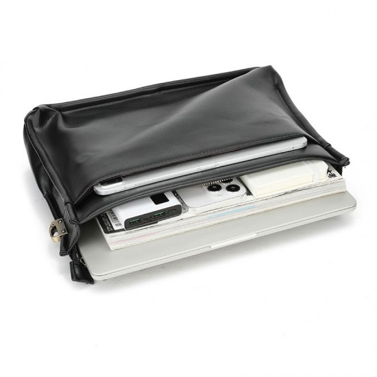 Outdoor sports single shoulder men's bag, new trendy leather film large capacity crossbody bag, casual travel convenient crossbody bag