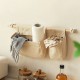 Behind-the-door fabric cotton storage hanging bag, sundry item sorting and organization bag, wall-mounted household large-capacity small hanging bag