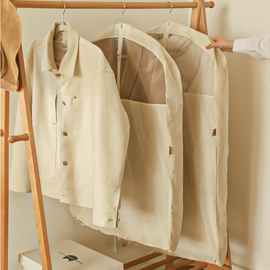 Simple time multi-layer storage, large-capacity hat and clothing storage bag, foldable hanging storage bag