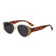 Retro, old-money style cat-eye sunglasses, high-end UV protection sunglasses, new cross-border fashionable small brown glasses