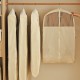 Simple time multi-layer storage, large-capacity hat and clothing storage bag, foldable hanging storage bag