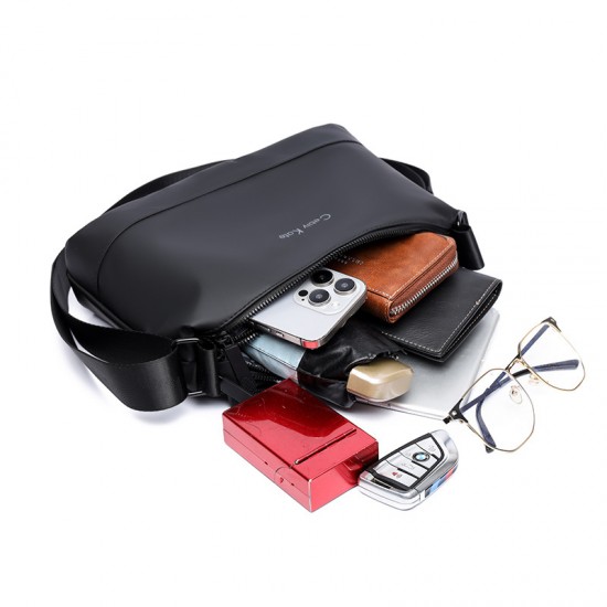 New men's bag, stylish casual single shoulder bag, trendy crossbody bag for urban street, multi-functional travel bag, backpack for business commuting