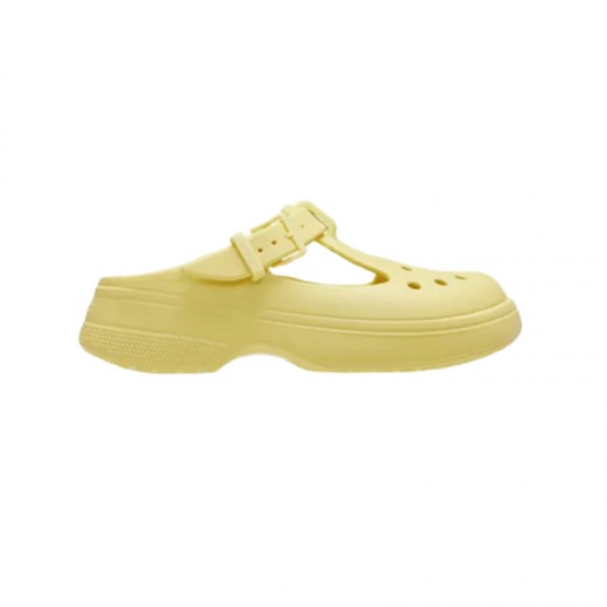 Cross Mary Jane Women's Crocs, Thick-Sole Height-Increasing Women's Summer New Non-Slip Beach Shoes 210581