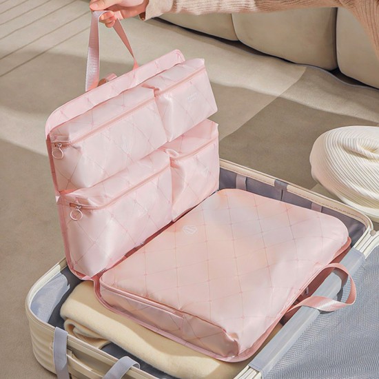 Multifunctional Seven-in-one waterproof travel bag, clothing storage bag, underwear and socks storage bag, portable storage and packing bag