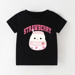 Girls' summer dresses, new solid-color cotton ball skirts, casual sports skirts, preppy-style children's clothing.