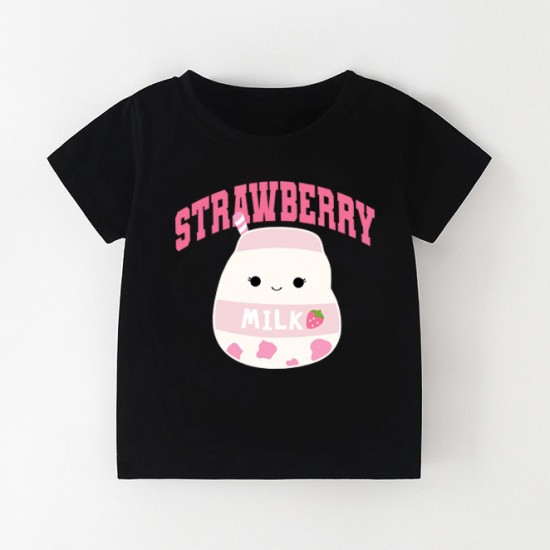 Girls' summer dresses, new solid-color cotton ball skirts, casual sports skirts, preppy-style children's clothing.