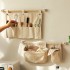 Behind-the-door fabric cotton storage hanging bag, sundry item sorting and organization bag, wall-mounted household large-capacity small hanging bag