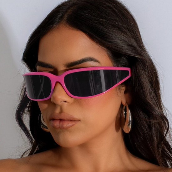 New personalized modern metal sunglasses, fashionable street style sun protection sunglasses, European and American trend