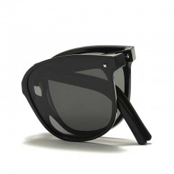 New Korean-style fashionable travel must-have non-polarized glasses for influencers in 2025 Unisex folding sunglasses