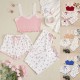 Cross-border casual sleepwear set for women, summer floral printed long-sleeved pants, sexy girl's European-style home wear two-piece set