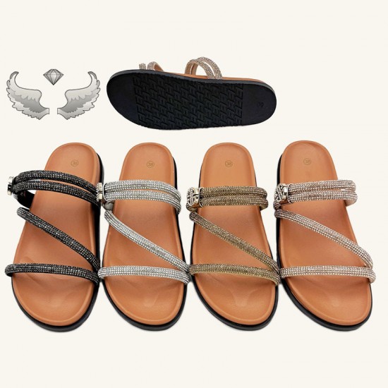 Factory Wholesale Slippers: Summer outdoor flat slippers, fashionable and handcrafted accessories.
