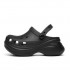 Cross Whale Crocs, Women's High-Heeled Thick-Sole Daddy's Summer Height-Increasing Sandals, Dropshipping 206302