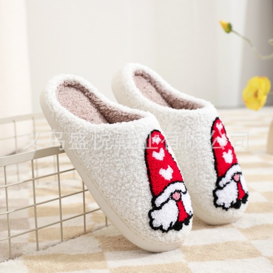 New cross-border cotton slippers for men and women, wholesale, animal cartoon panda and puppy cotton slippers