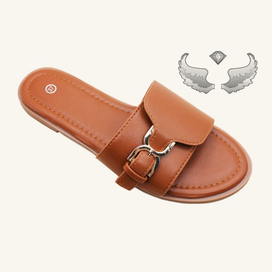 Foreign trade wholesale, flat-soled women's craft shoes, bow-knotted Roman shoes, beach sandals.