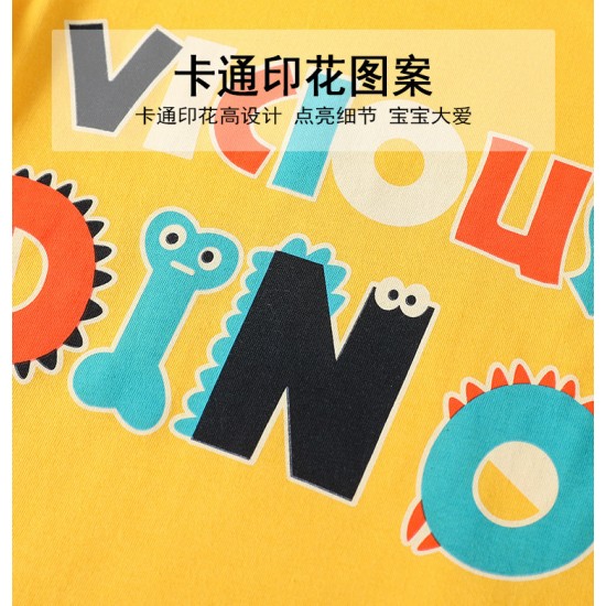 Boys' summer new European and American two-piece suits for children's clothing. Handsome short-sleeved shorts and children's clothing.