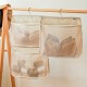 Japanese-Style Thickened Canvas Children's Storage Hanging Bag, Large Capacity, Wall-Mounted, Sundry Jewelry Storage Bag