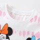 Girls' short-sleeved summer styles Fashionable European and American children's cotton T-shirts, round-neck printed cartoon baby tops